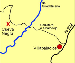 mapa de la cueva